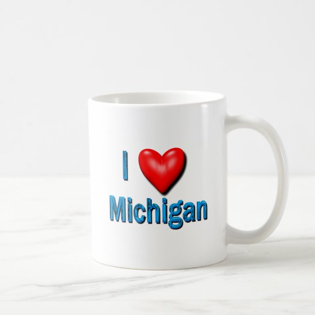 Mug I coeur Michigan (Droite)