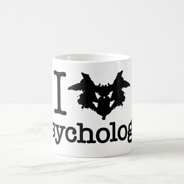 Mug I Coeur (Rorschach Inkblot) Psychologie (Centre)