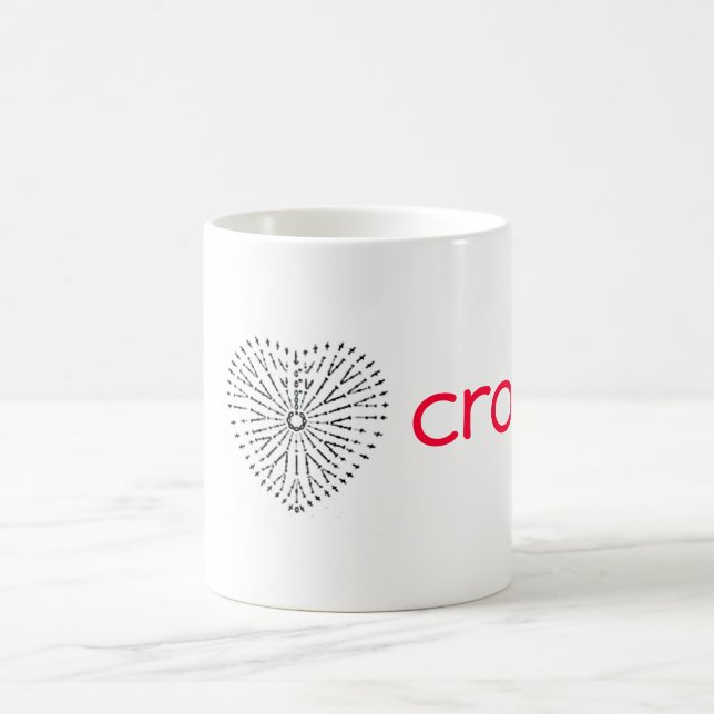 Mug I crochet de coeur (Centre)