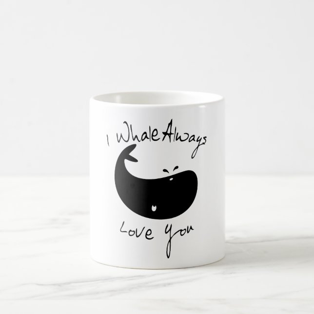Mug I de baleine amour toujours vous (Centre)