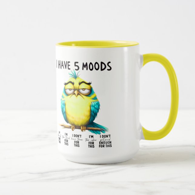 Mug I Have 5 Moods (Droite)