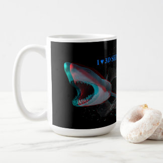 Mug I Heart 3D Sharks