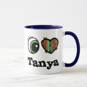 Mug I Heart (Amour) Tanya