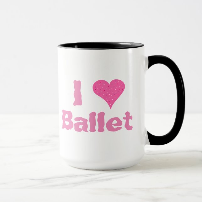 Mug I Heart Ballet (Droite)