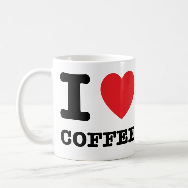 Mug I Heart Coffee (Gauche)