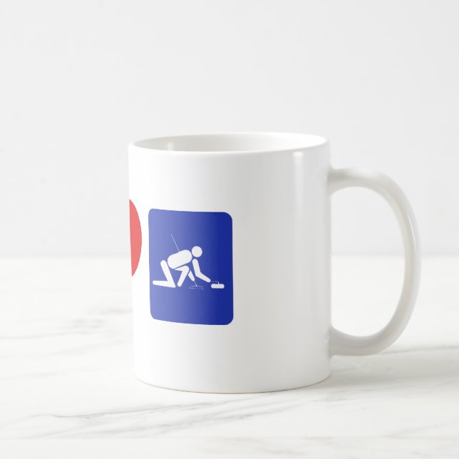 Mug I Heart Curling (Droite)