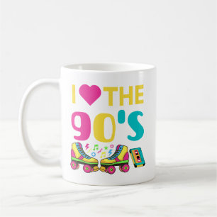 Mug I Heart Le 90 S, vintage rétro 90s tenue