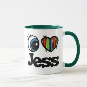 Mug I Heart (Love) Jess