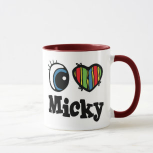 Mug I Heart (Love) Micky