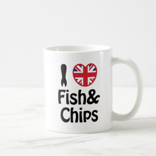 Mug I Heart [Love] Poisson & Chips