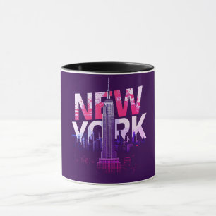 Mug I Heart NYC" T-shirt - Casual New York City Urban 