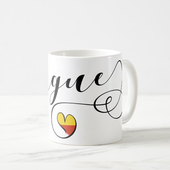 Mug I Heart Prague, République tchèque (Devant droit)