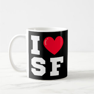 Mug I Heart Sf Athletic Police