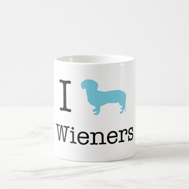 Mug I Heart Wieners (Centre)