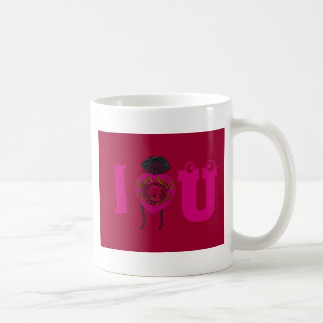 Mug I Heart You Nakupenda Sana Heureuse Sainte-Valenti (Droite)