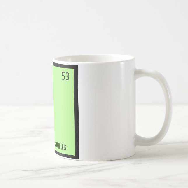 Mug I - Ichthyosaurus Dinosaur Chimie Symbole (Droite)