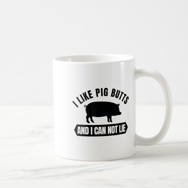 Mug I Like G Butts And I Cannot Lie Funny Bbq Grilling (Droite)