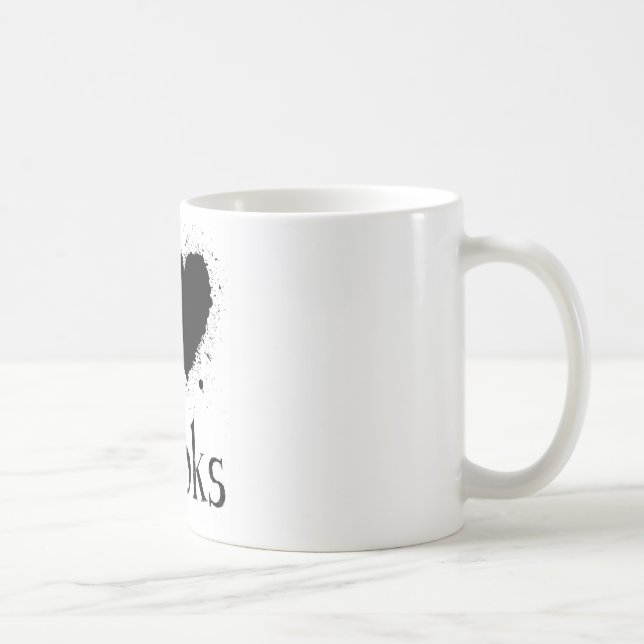 Mug I livres de coeur (Droite)