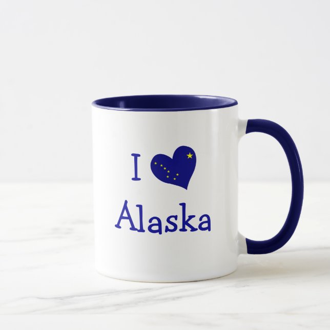Mug I Love Alaska (Droite)