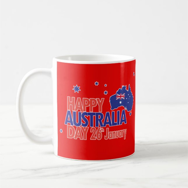 Mug "I LOVE AUSTRALIA" Australia Day 26 janvier (Gauche)