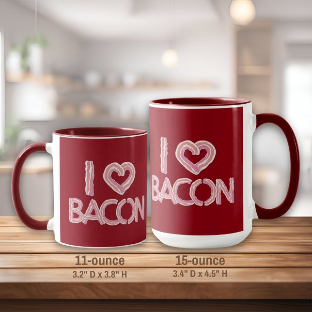 Mug I Love Bacon (Créateur téléchargé)
