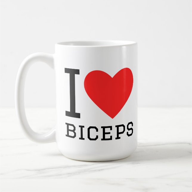 Mug I love biceps (Gauche)