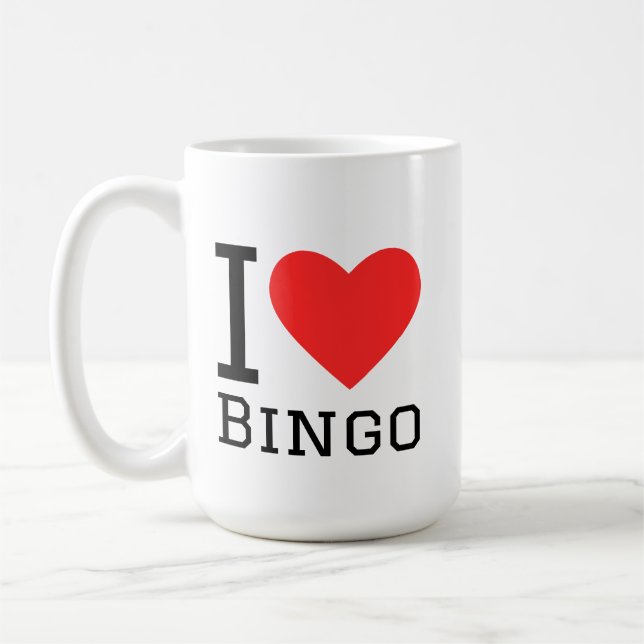 Mug I love bingo (Gauche)