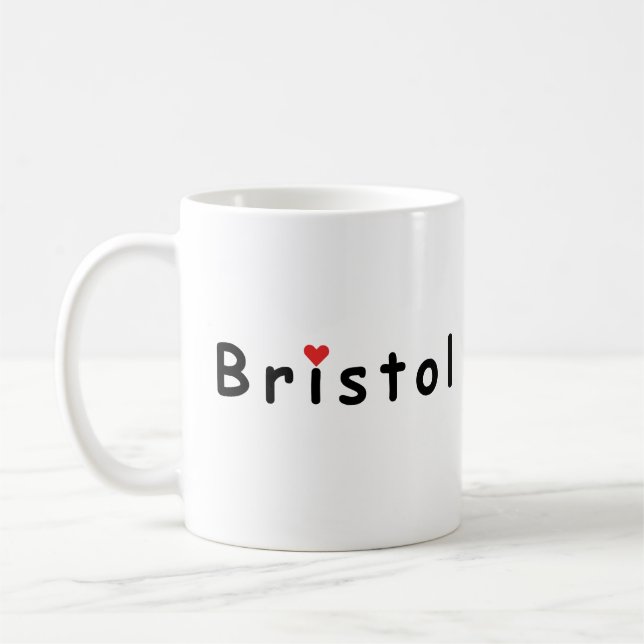 Mug I love Bristol (Gauche)