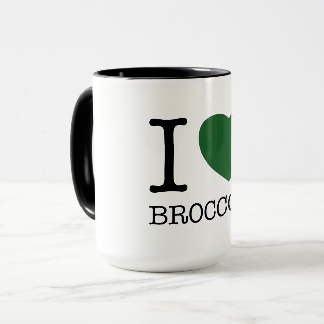 MUG I LOVE BROCCOLI (Devant gauche)