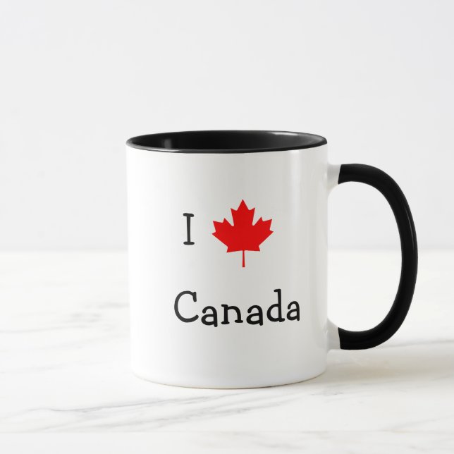 Mug I Love Canada (Droite)