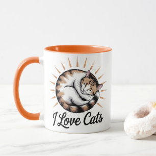 Mug I LOVE CATS