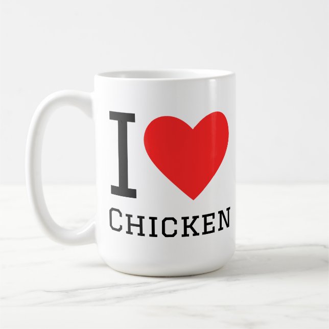 Mug I love chicken (Gauche)