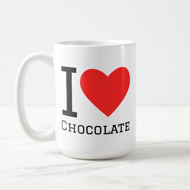 Mug I love chocolate (Gauche)