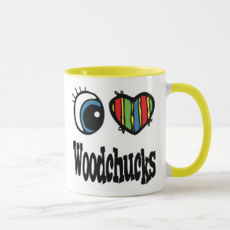 Mug I Love (Coeur) Woodchuck