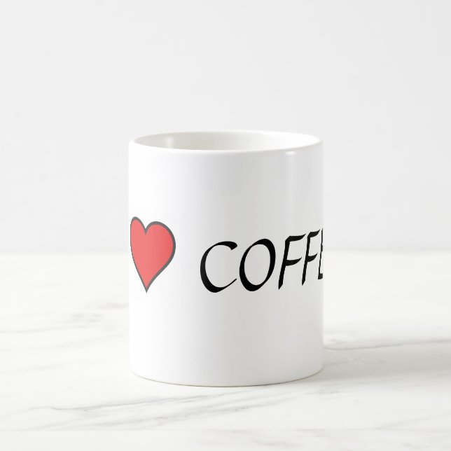 Mug ~I Love Coffee~ MUG, CUSTOMISEZ-LE ! (Centre)