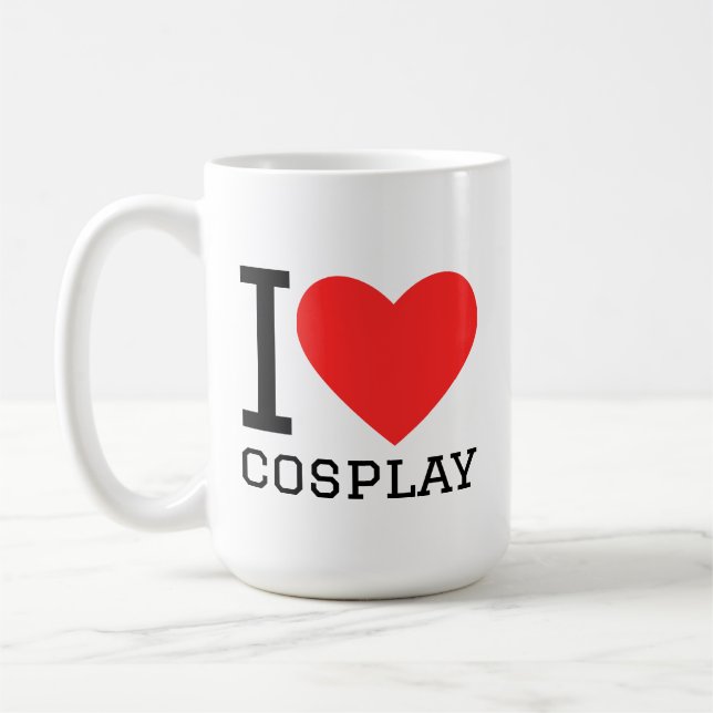 Mug I love cosplay (Gauche)