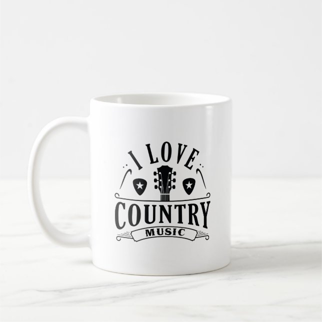 Mug I Love Country Music (Gauche)