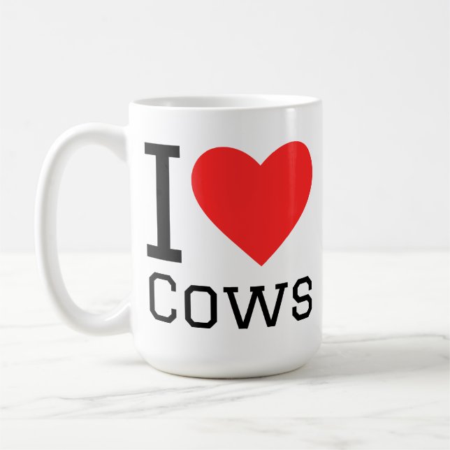Mug I love cows (Gauche)