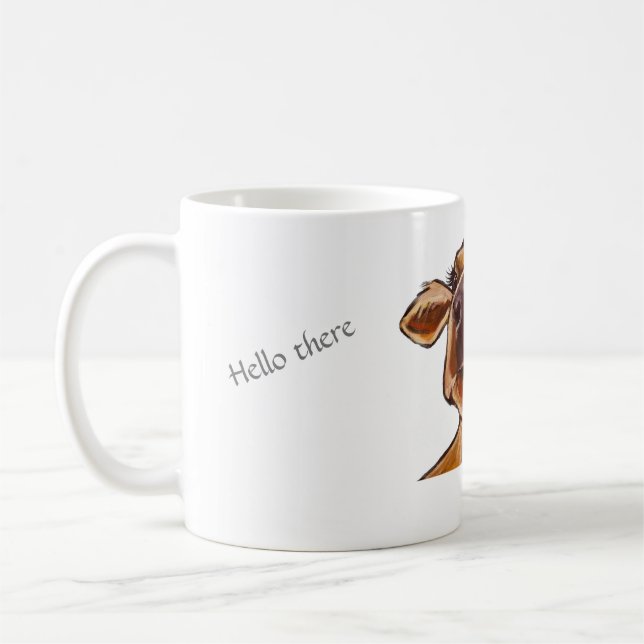 Mug I love Cows - Fermer la vache/texte modifiable (Gauche)