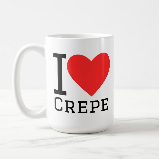 Mug I love crepe (Gauche)