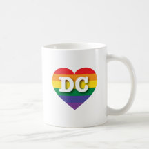 I Love DC Rainbow Heart
