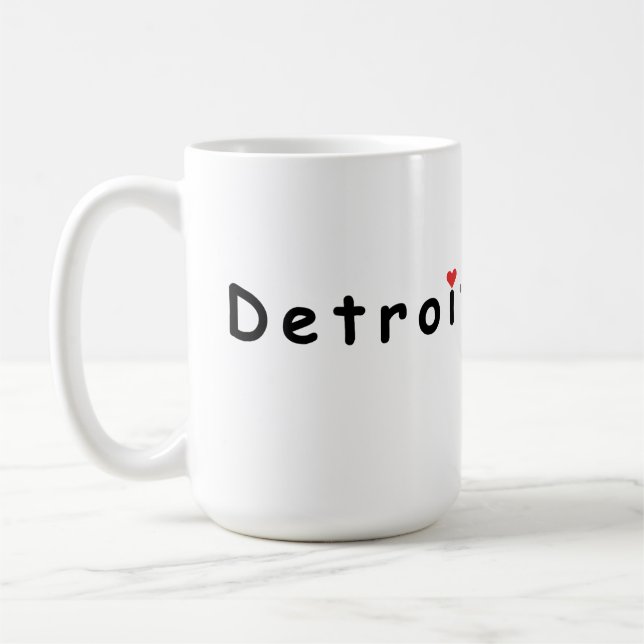 Mug I love Detroit (Gauche)