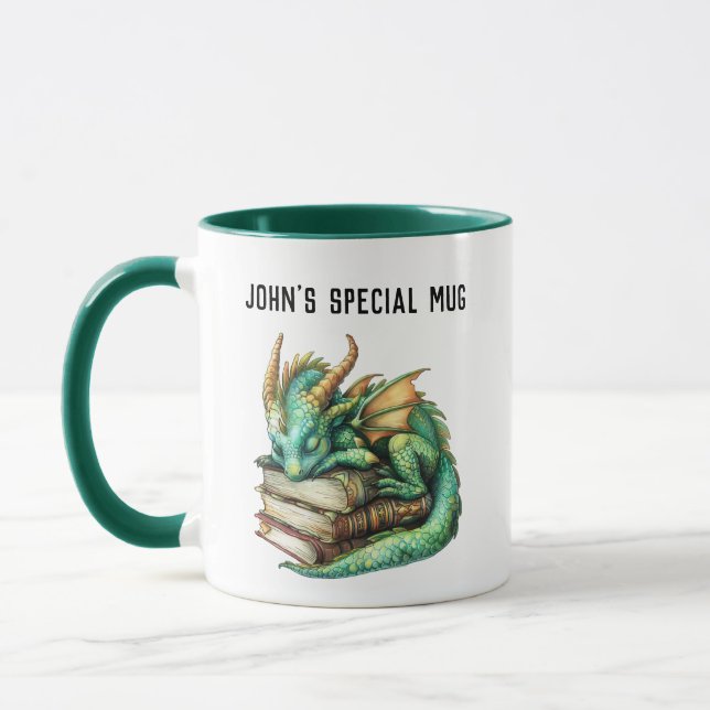 Mug "I love Dragons & Books" (Gauche)