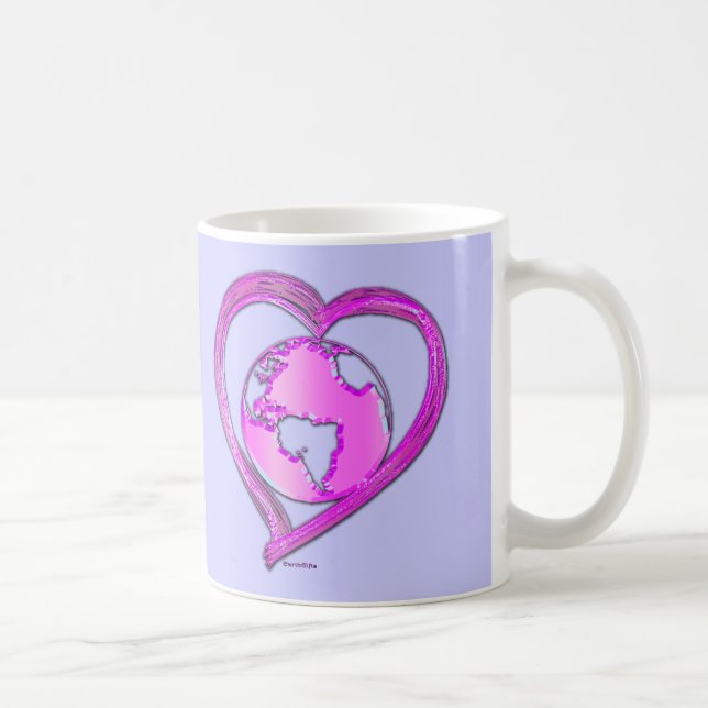 Mug I LOVE EARTH (Pink) Series (Droite)