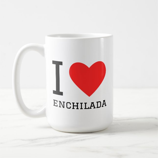 Mug I love enchilada (Gauche)