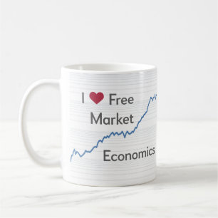 Mug I Love Free Market Economics drôle