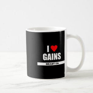 Mug I Love Gains Bodybuilding Gainz Gym Fitness Traini