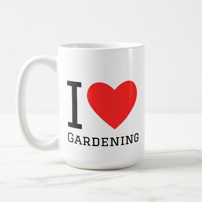 Mug I love gardening (Gauche)
