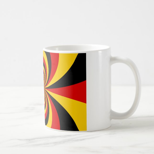Mug I Love Germany National Flag Colors Art Print (Droite)