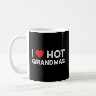 Mug I Love Grandmas Hot Heart Love Grand-mère